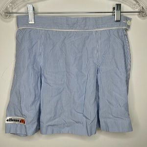 Ellesse vintage blue and white lines tennis skirt.
